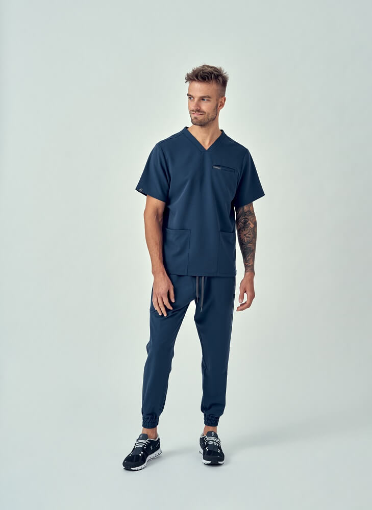 Spodnie Medyczne Męskie – Scrubs Sporty Navy