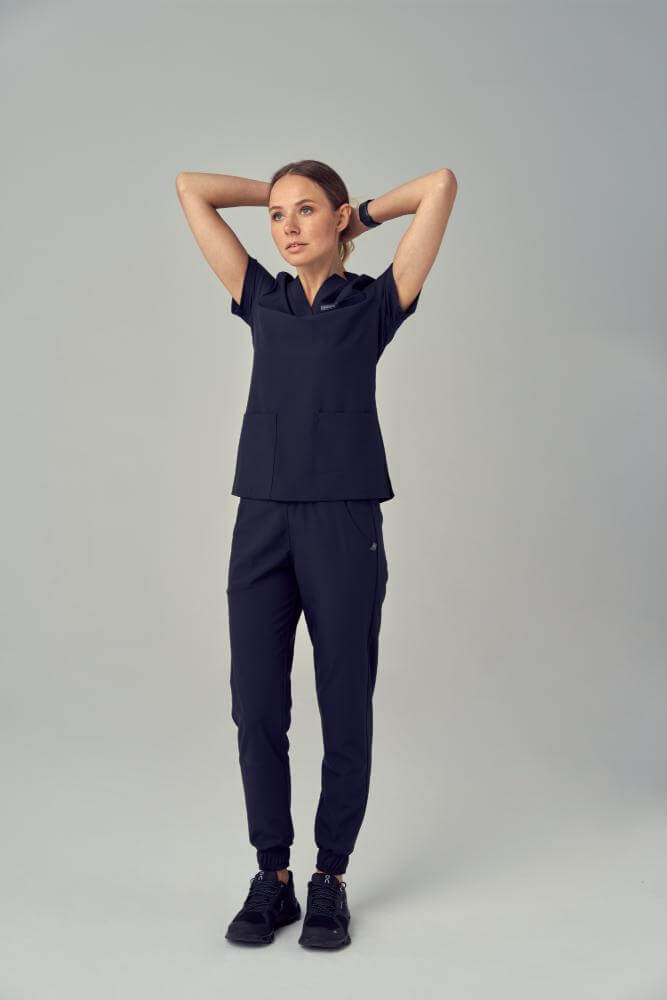 Spodnie Medyczne Damskie – Scrubs Comfy Graphite