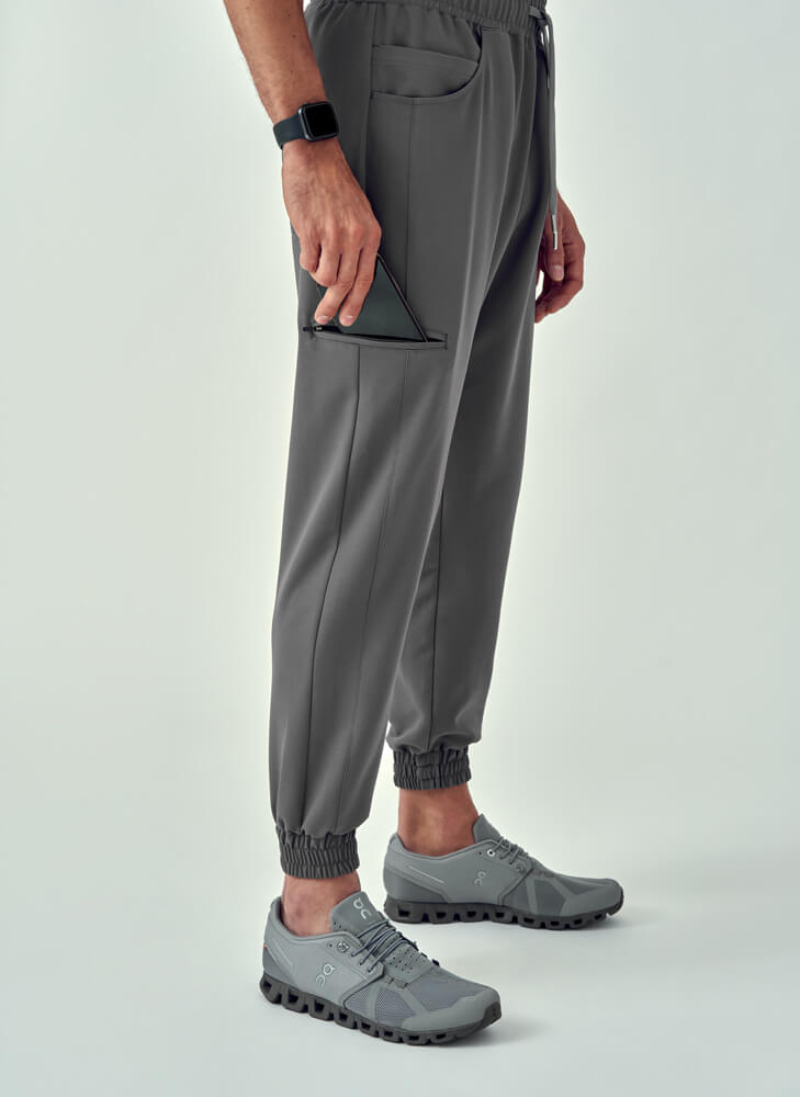 Spodnie Medyczne Męskie – Scrubs Sporty Gray