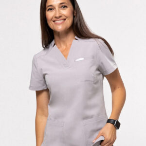 Bluza Medyczna Damska – scrubs comfy jasny szary