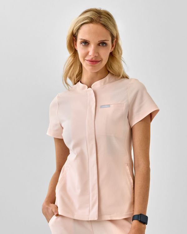 Bluza Medyczna Damska – Scrubs Classy Pink