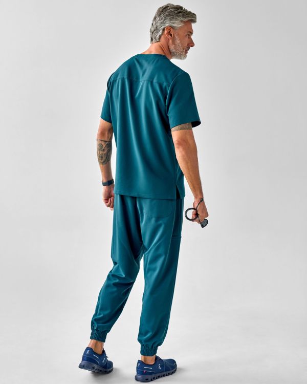 Spodnie Medyczne Męskie - Scrubs Sporty Green
