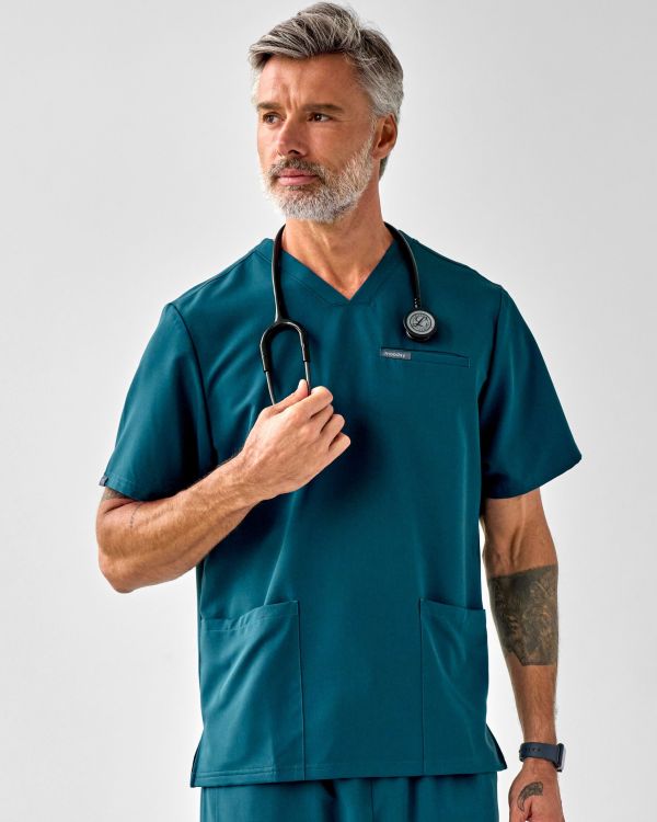 Bluza Medyczna Męska - Scrubs Sporty Green