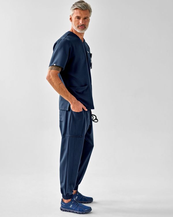 Bluza Medyczna Męska - Scrubs Sporty Navy