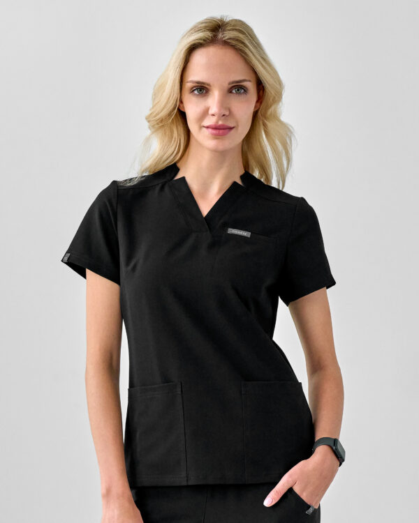Bluza Medyczna Damska – Scrubs Comfy Black