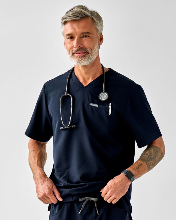 Bluza Medyczna Męska - Scrubs Sporty Graphite