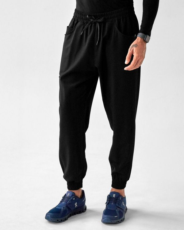Spodnie Medyczne Męskie - Scrubs Sporty Black