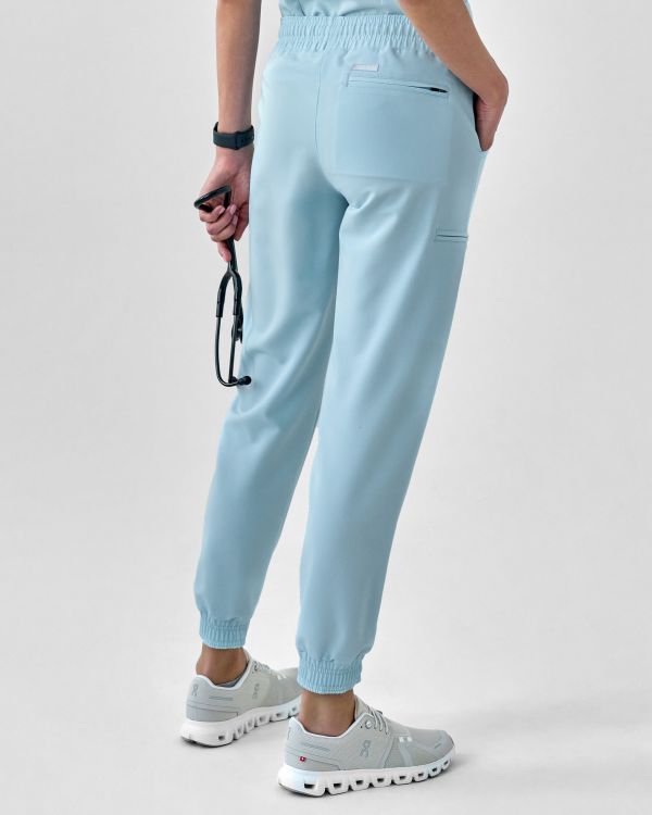 Spodnie Medyczne Damskie – Scrubs Comfy Sky