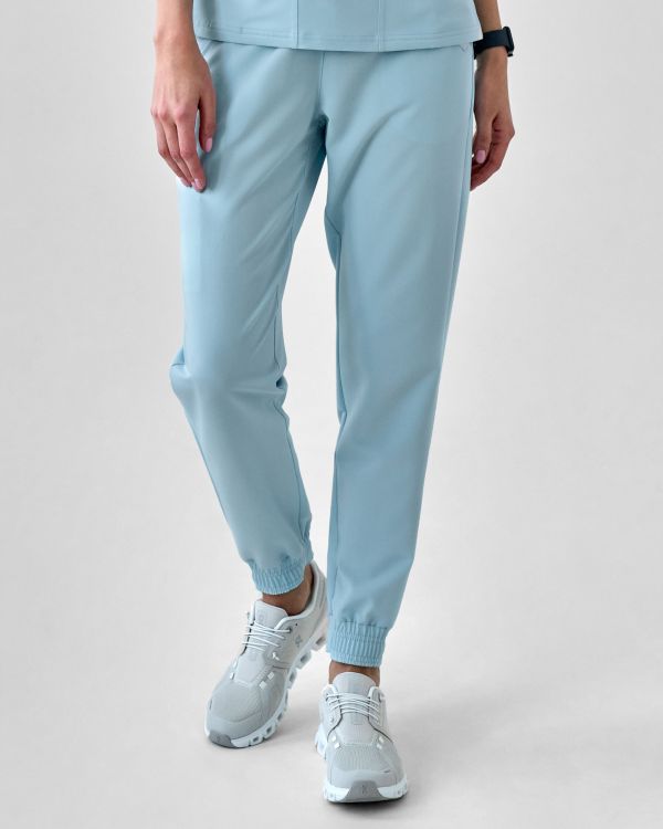 Spodnie Medyczne Damskie – Scrubs Comfy Sky