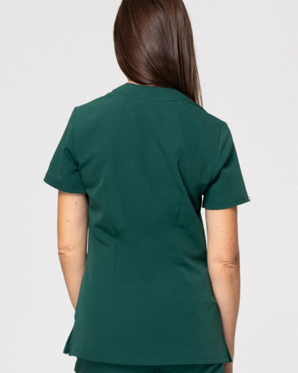 Bluza Medyczna Damska – Scrubs Comfy Dark Green