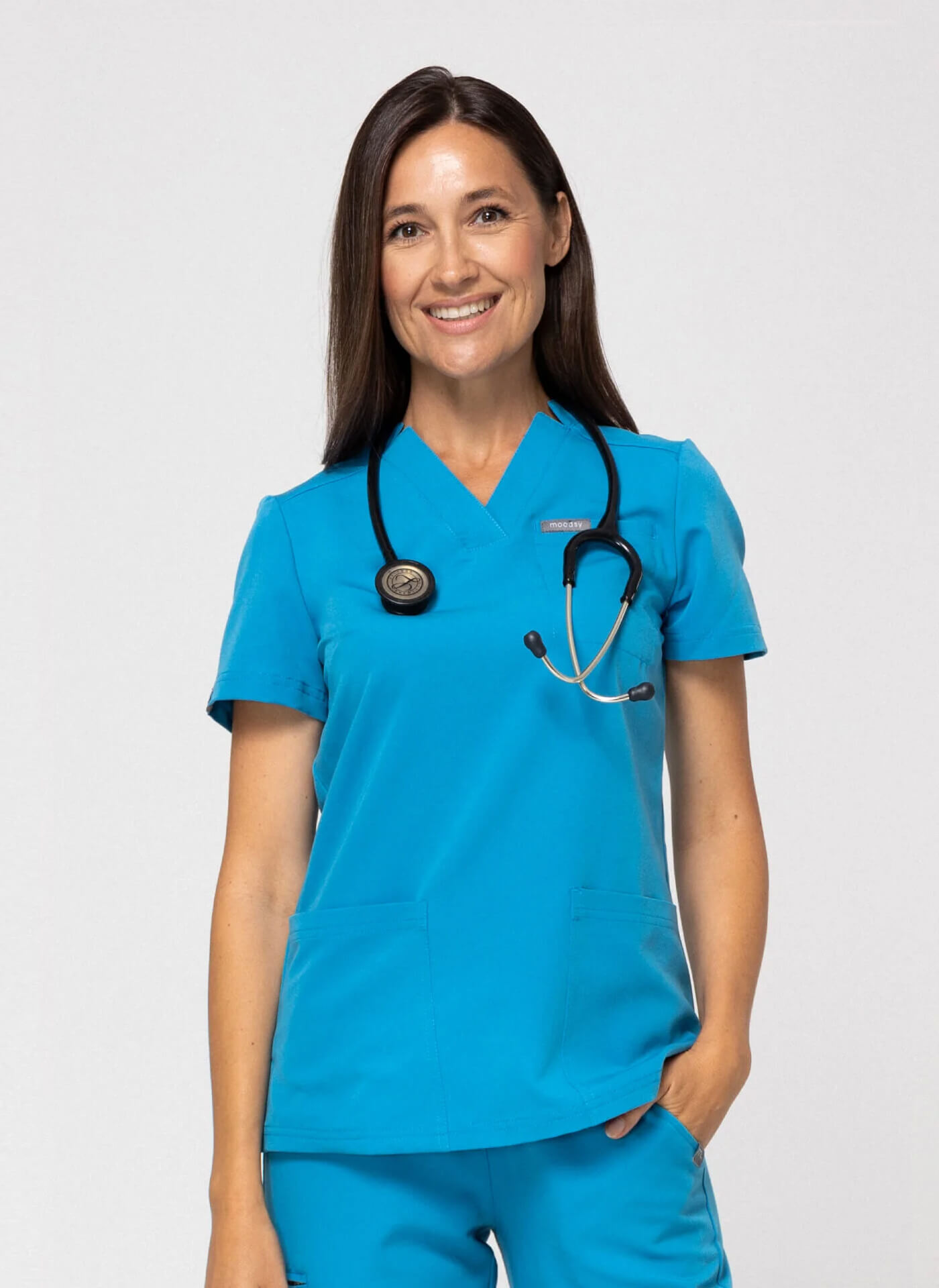 bluza medyczna damska comfy ocean Bluza Medyczna Damska – Scrubs Comfy Ocean