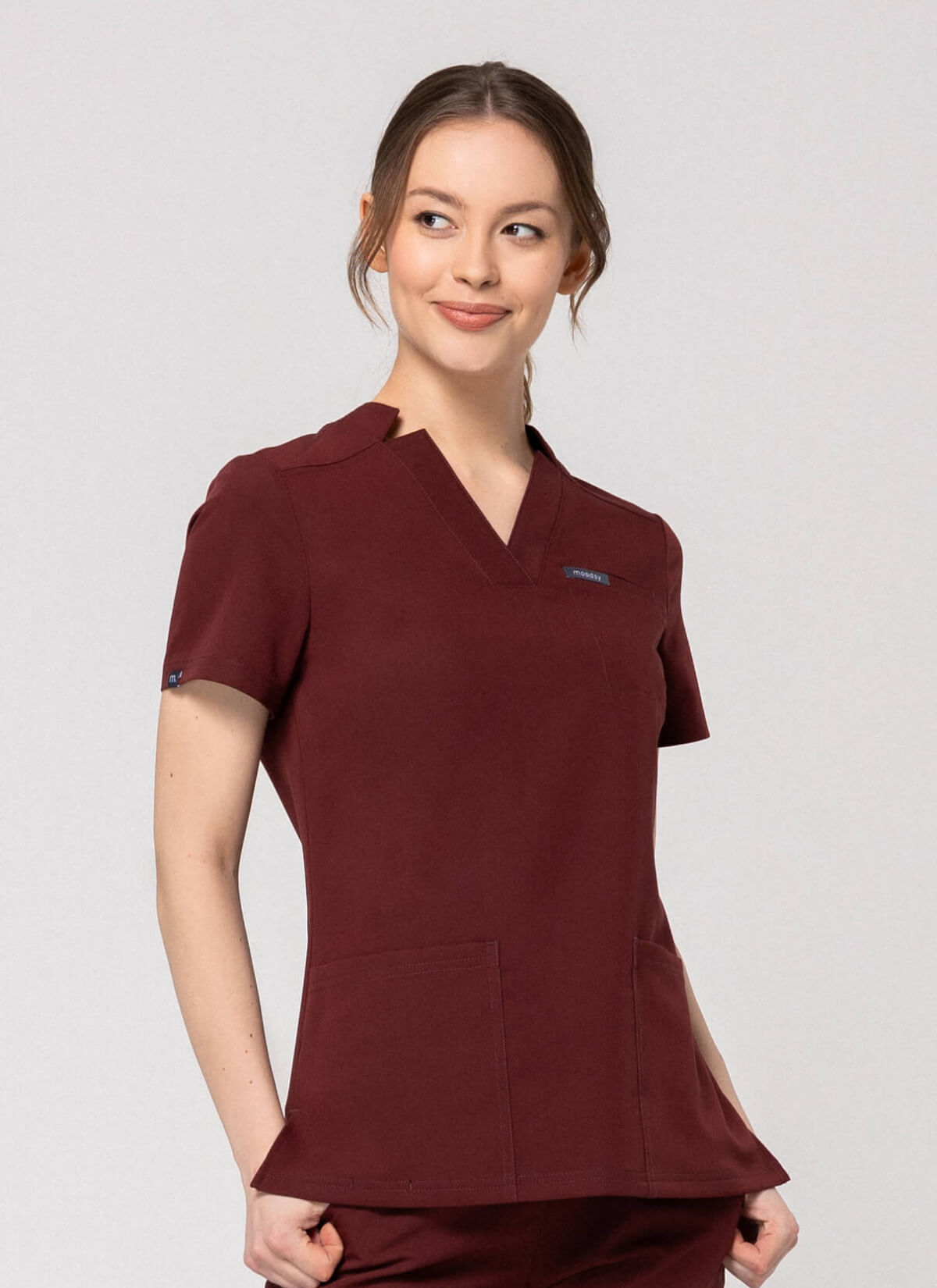 bluza-scrubs-comfy-wine-1