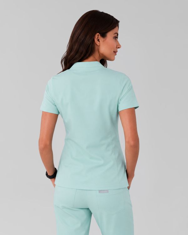 Bluza Medyczna Damska – Scrubs Classy Mint