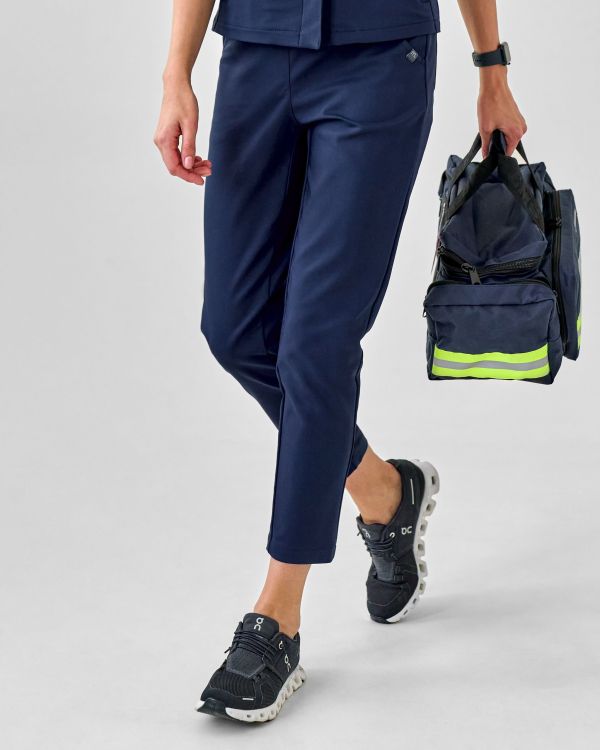 Spodnie Medyczne Damskie – Scrubs Classy Navy