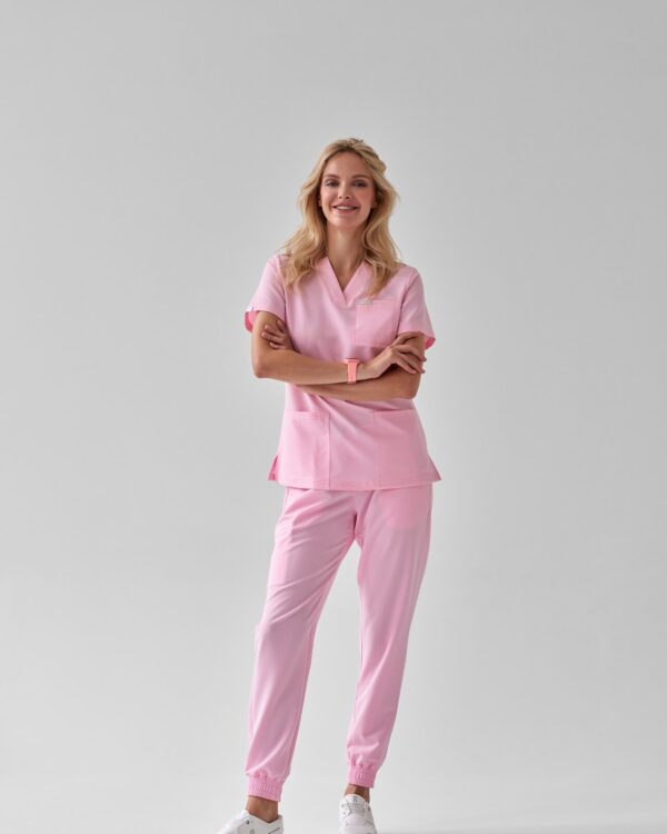 Bluza Medyczna Damska – Scrubs Comfy Rose