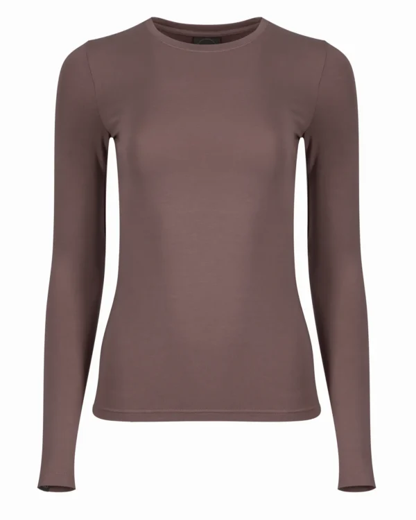 Bluza Medyczna Damska - Longsleeve Chocolate