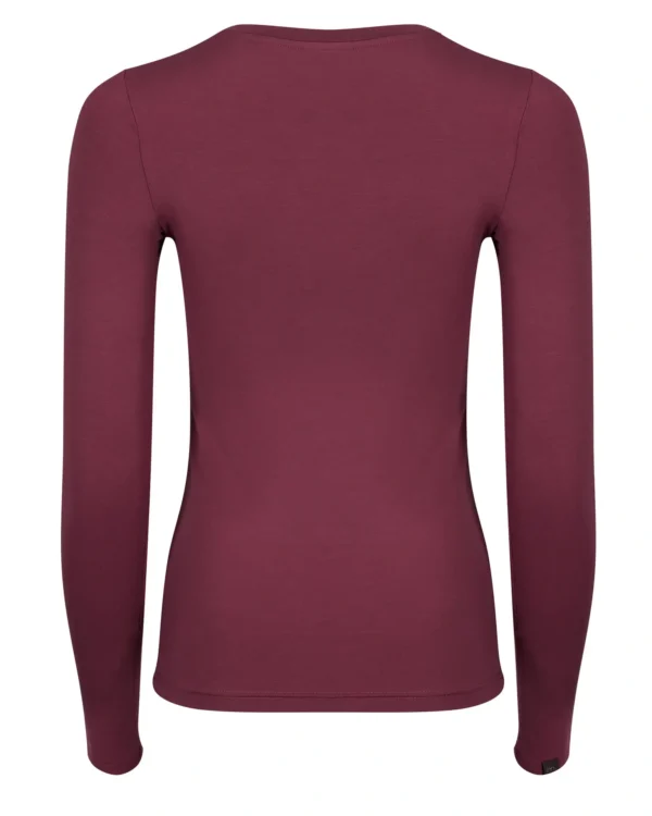 Bluza Medyczna Damska - Longsleeve Wine