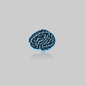 PIN MEDYCZNY - MÓZG | moodsy PIN MEDYCZNY - MÓZG - przypinka medyczna moodsy