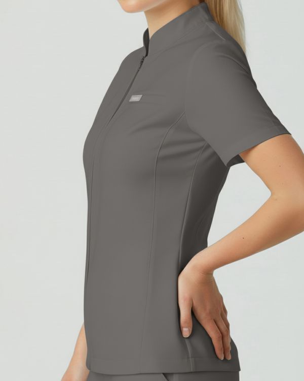 Bluza Medyczna Damska – Scrubs Classy Gray